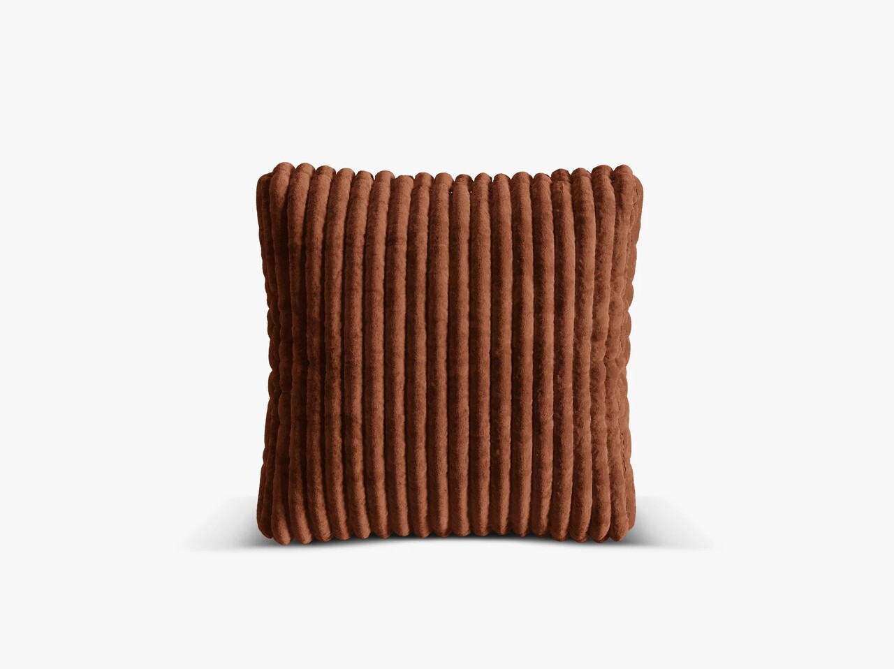 Perna decorativa, Martina-212, Micadoni Home, 55x55 cm, velur, caramiziu - imagine 4